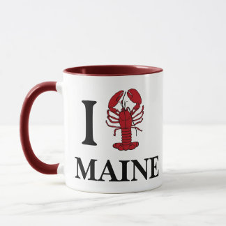 Maine Hummer Mugg - Jag älskar Maine Koffekopp Pre