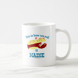 Maine hummerrulle kaffemugg