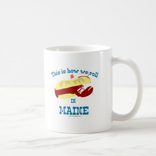 Maine hummerrulle kaffemugg (Höger)