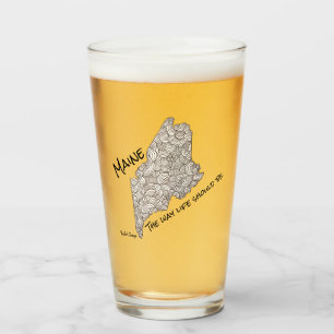 Maine - hur livet ska vara. Pint glas