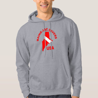 Maine-iac Divers Clasic Logotyp Hooded Sweatshirt