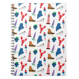 Maine Icons Anteckningsbok