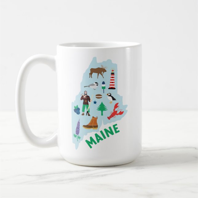 Maine Icons Kaffemugg (Vänster)