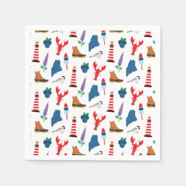 Maine Icons Pappersservett