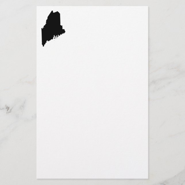 Maine in Black and White Brevpapper (Framsida)