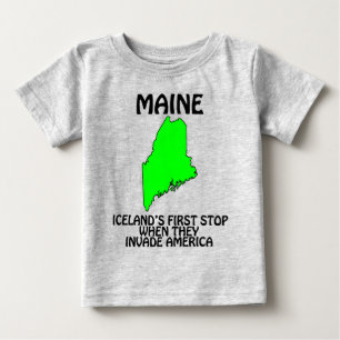 Maine - Islands första stopp när de invaderar USA T-shirt