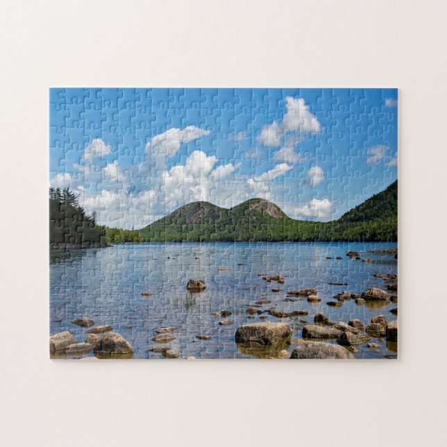 Maine Jordan Pond Photo Pussel (Horisontell)