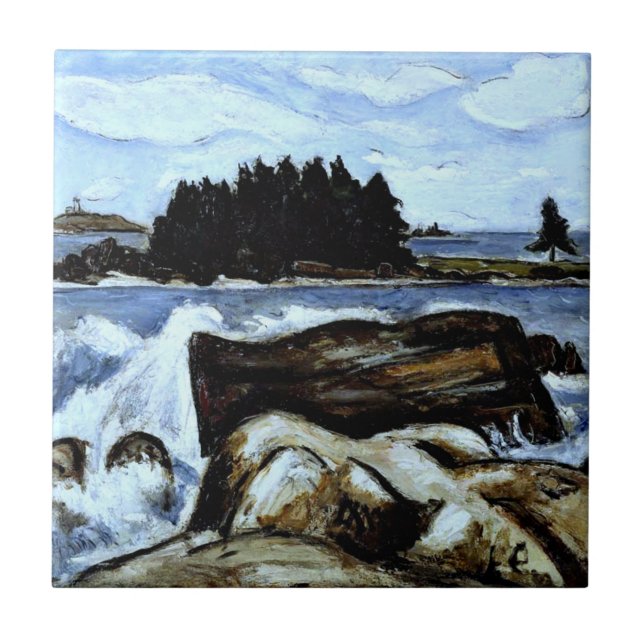 Maine, Jotham's Island, Kakelplatta (Framsidan)
