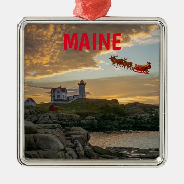 Maine jul Ceramic Ornament (Framsidan)