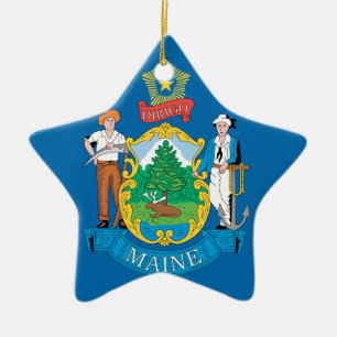 MAINE JULGRANSPRYDNAD KERAMIK