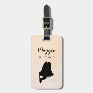 Maine Kartong Bagage Tag, Bröllopsfest Välkommen Bagagebricka