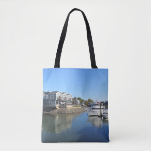Maine Kennebunkport Boat Photo Tygkasse
