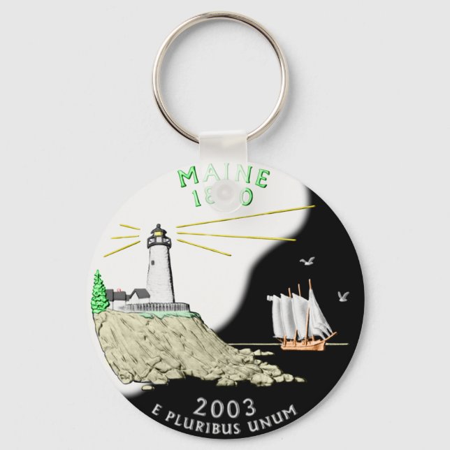 Maine Keychain Nyckelring (Framsida)