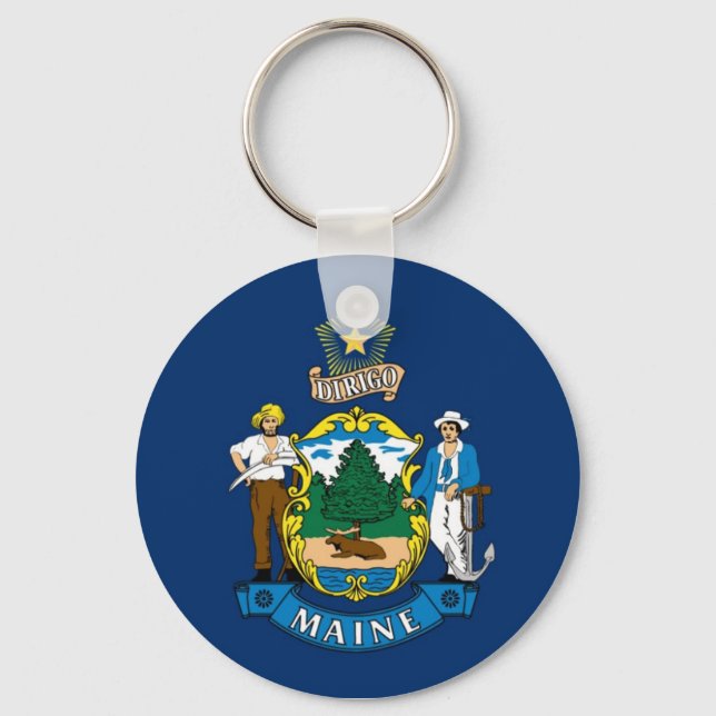 Maine Keychain Nyckelring (Framsida)