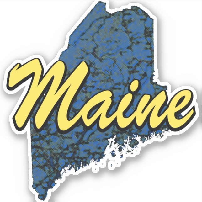 Maine Klistermärken (Framsida)