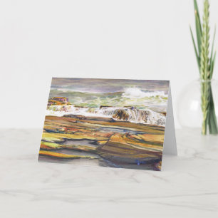 Maine Kusten Beach Kort