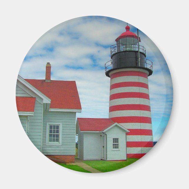 Maine Lighthouse 27 Magnet (Framsidan)