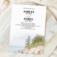 Maine Lighthouse Acadia nationalpark Bröllop