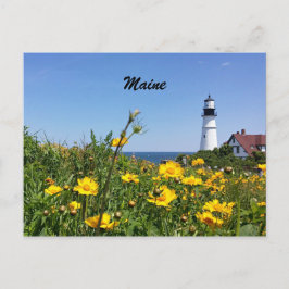 Maine Lighthouse-vykort Vykort