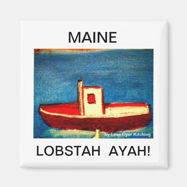 Maine Lobstah Magnet (Framsidan)