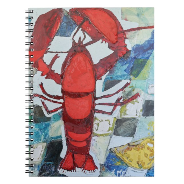 Maine Lobster Anteckningsbok (Framsidan)