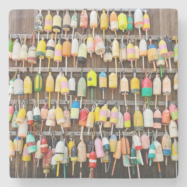 Maine Lobster Buoys Underlägg set (Framsidan)