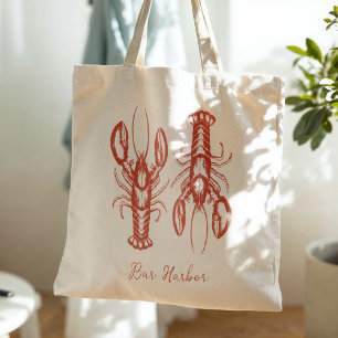 Maine Lobster Coastal Fisherman Aesthetic Tygkasse