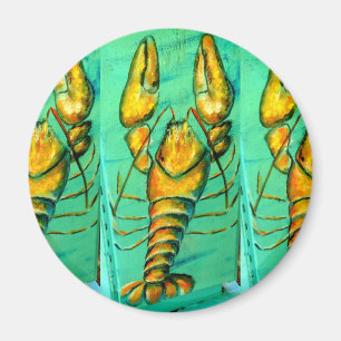 maine lobster grönt magnet
