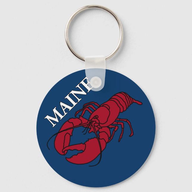Maine Lobster Keychain Nyckelring (Framsida)