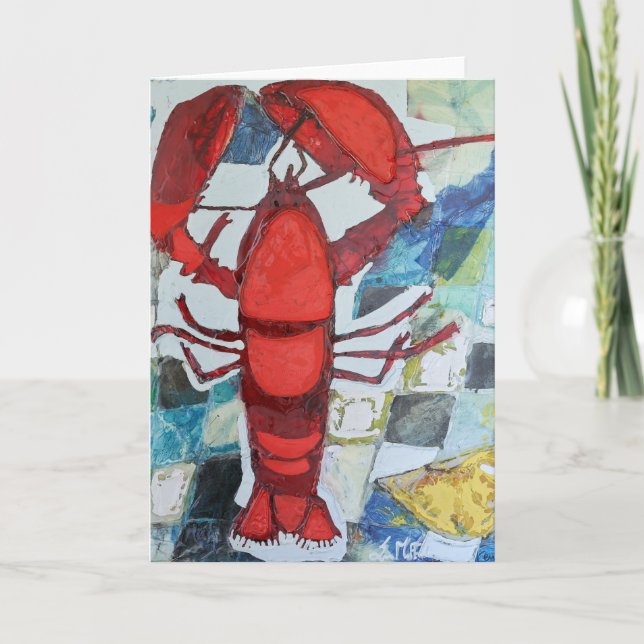 Maine Lobster Kort (Framsida)