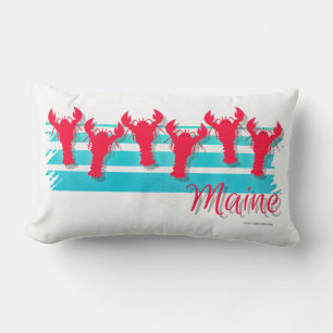 Maine Lobster Line Retro Stil Lumbarkudde
