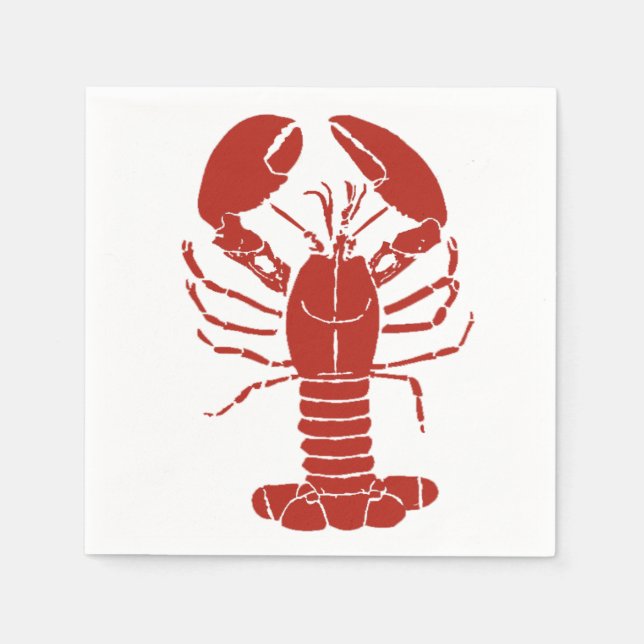 Maine Lobster Napkins Pappersservett (Framsidan)