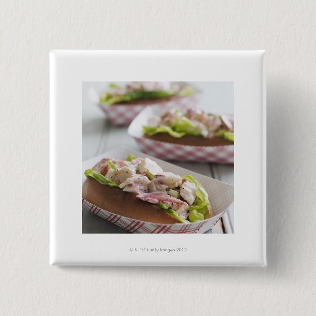 Maine Lobster Roll Knapp (Framsida)