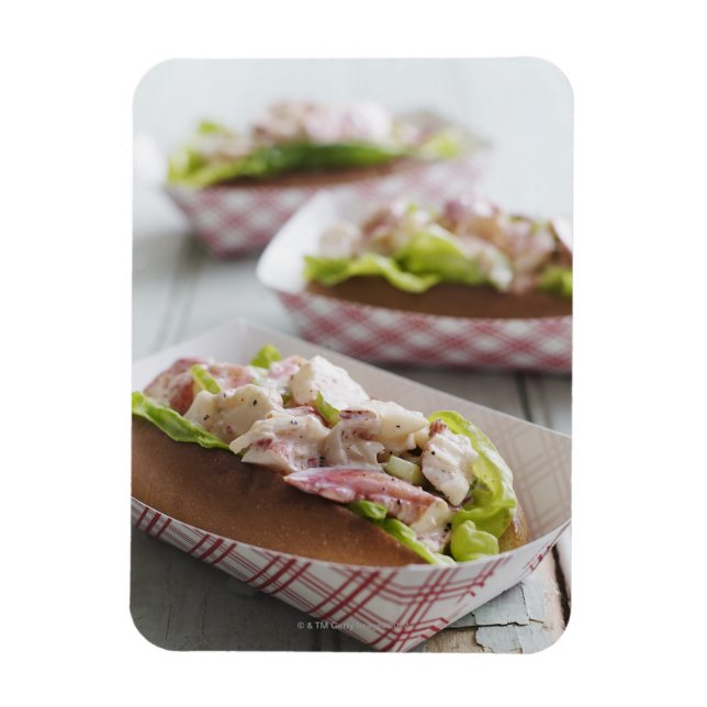 Maine Lobster Roll Magnet (Vertikal)