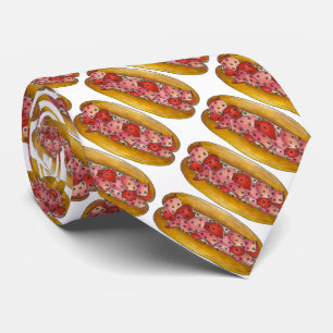 Maine Lobster Roll Sandwich Foodie Tie Slips