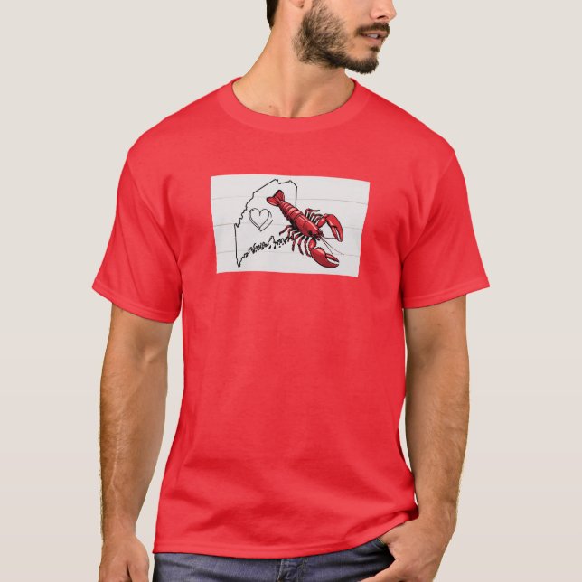 Maine Lobster T-Shirt (Framsida)