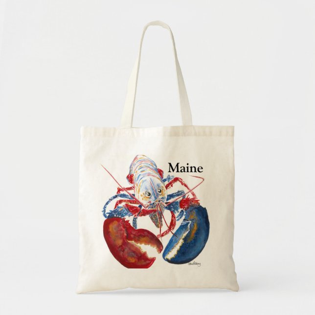 Maine Lobster Tote Tygkasse (Framsidan)