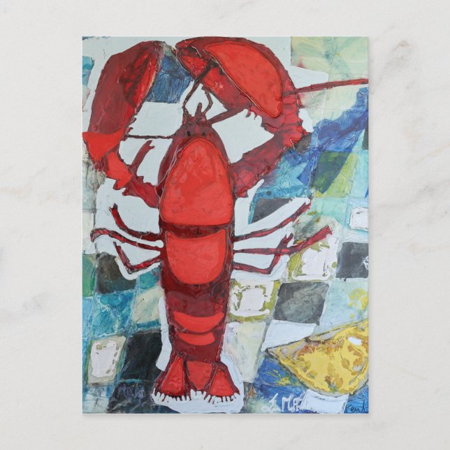 Maine Lobster Vykort (Framsida)