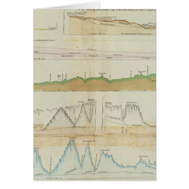 Maine-lodrät Hälsningskort (Framsidan)