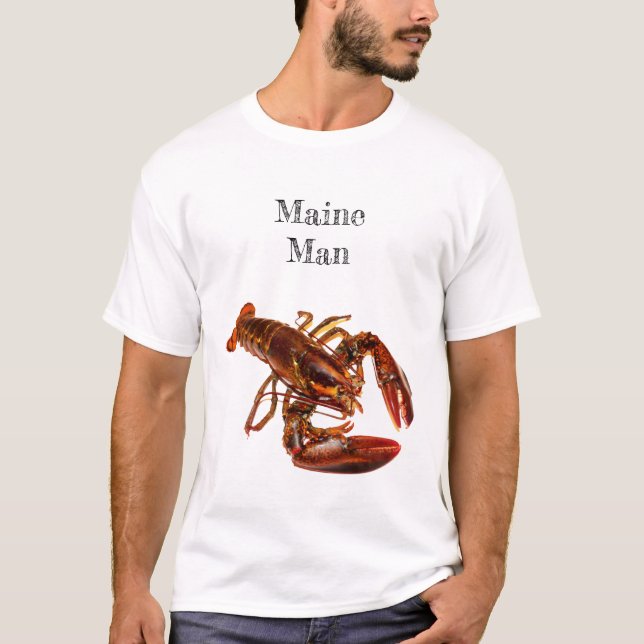 Maine Man Lobster T-Shirt (Framsida)