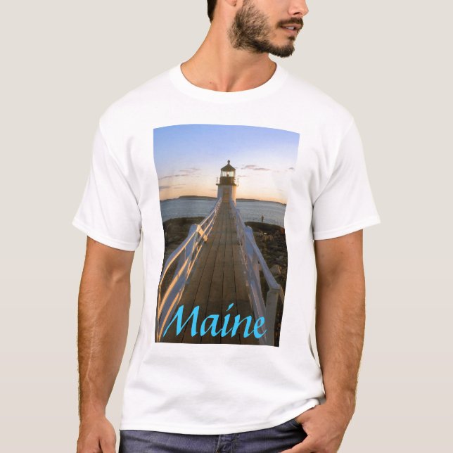 Maine Marshall pekar fyren Tee (Framsida)