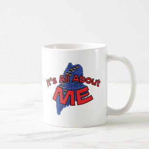 Maine MIG US påstår Motto~ som den är All om MI Kaffemugg