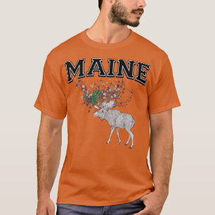 Maine Moose Gift för manar Women and Kids T Shirt