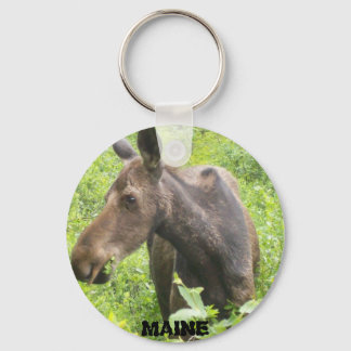 Maine Moose Keychain Nyckelring