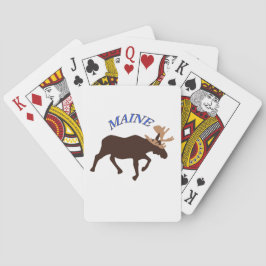 Maine Moose Spel Kort
