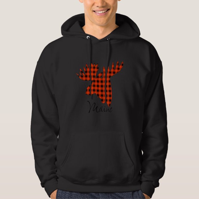 Maine Moose State Hoodie (Framsida)