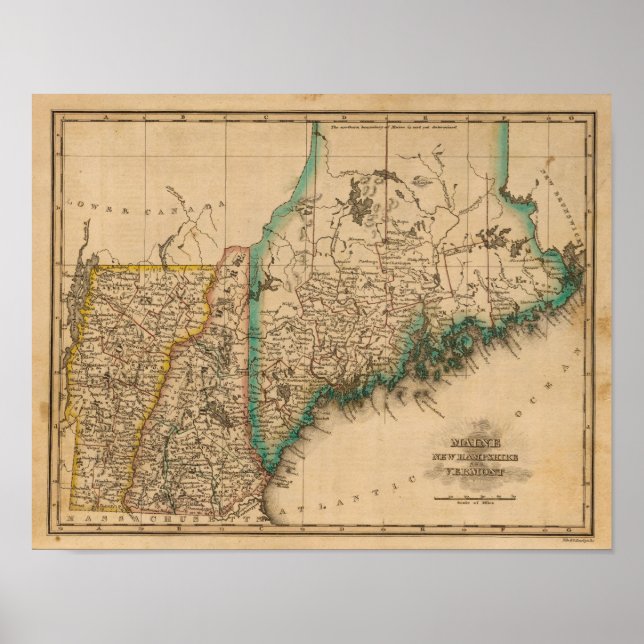 Maine, New Hampshire, Vermont 2 Poster (Framsidan)