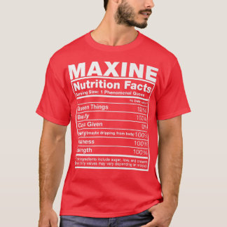 Maine Nutrition FactsMaine Namn Birthday T Shirt