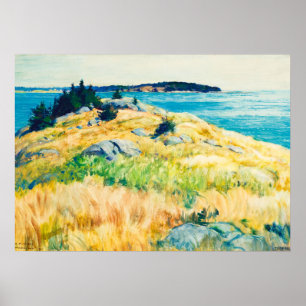 Maine-öarna av Newell Convers Wyeth Poster