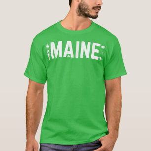 Maine out door Moose Lobster Bear Kayaking Sailing T Shirt